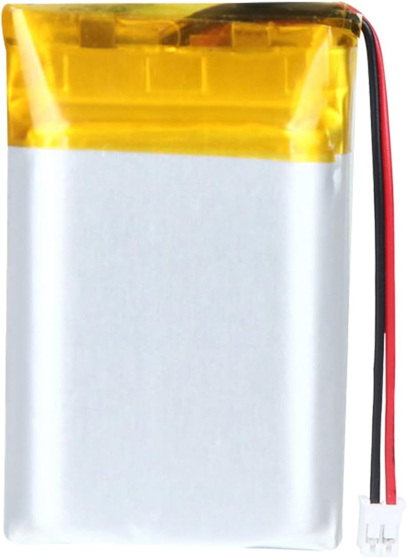 QIMAOO 652030 3.7V Lipo Battery 350mAh 652030 Rechargeable Lithium Polymer Battery Pack with JST PH2.0mm Connector for Electronic Device - Image 2